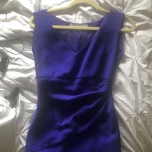 Indigo mid knee dress. Gently worn.